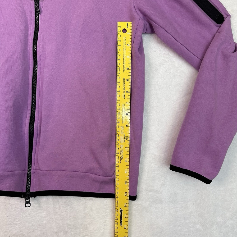 Nike Therma Fit Full Zip Fleece Jacket Mens Large Warm Up Running Lavender EUC - Picture 6 of 16